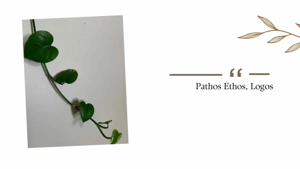 Pathos Ethos, Logos