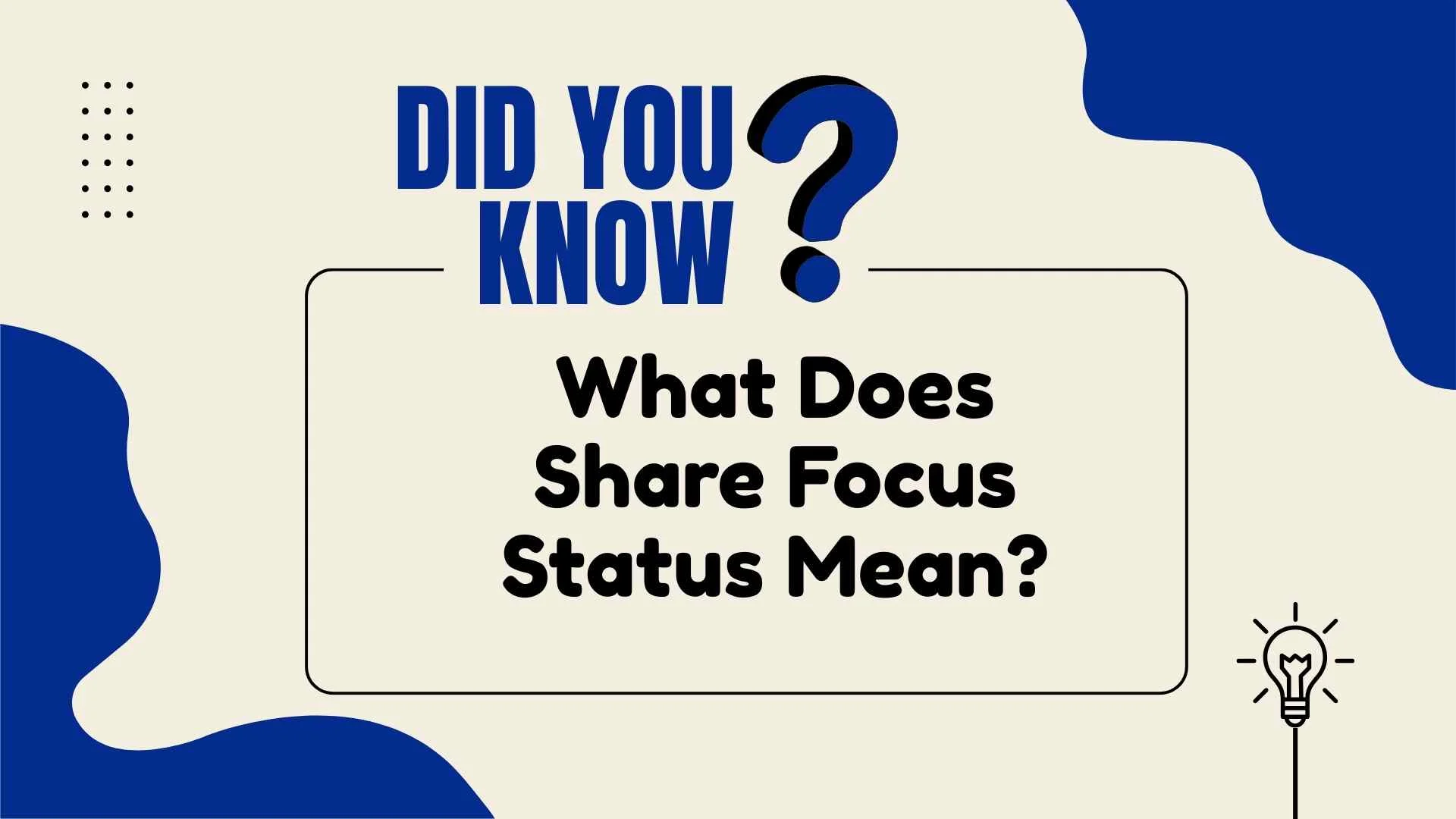 What Is Focus Mode on iPhone?